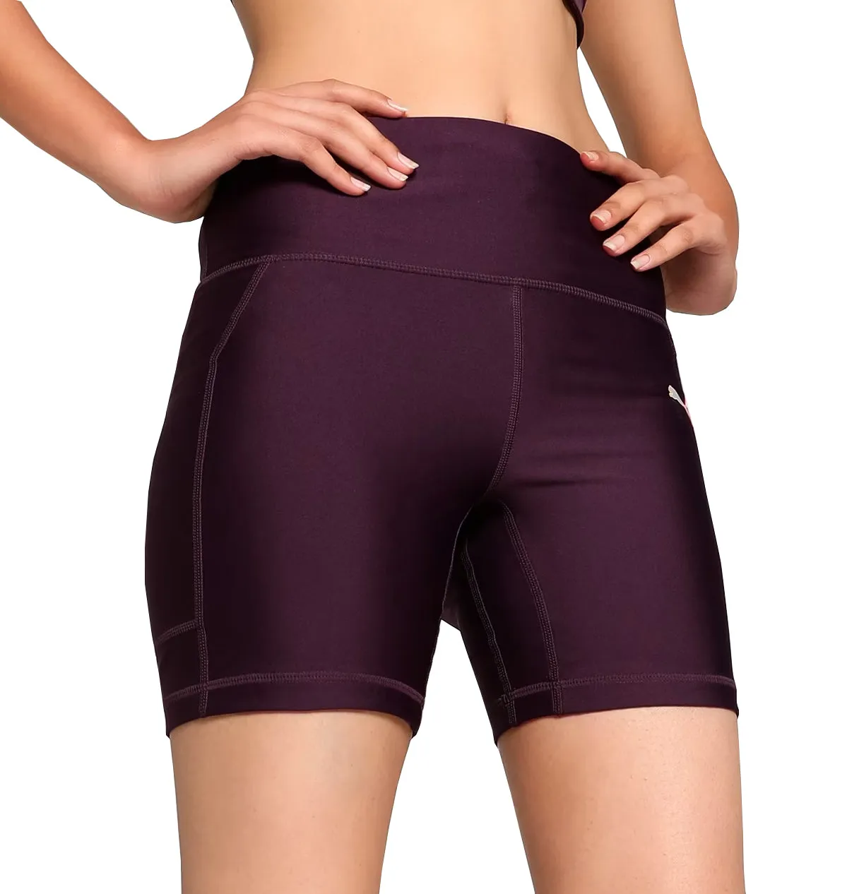 Unisex Style Body Shaping Ultra Fit Puma Run Ultraform 6 Inch Womens Short Running Tights - Purple