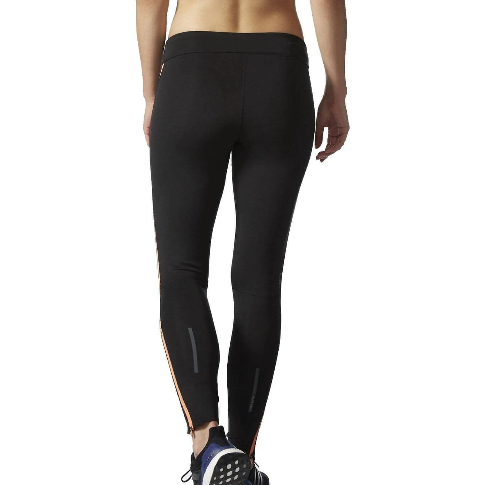 adidas Response Womens Long Running Tights - Black Hiking Trail Pro Athlete