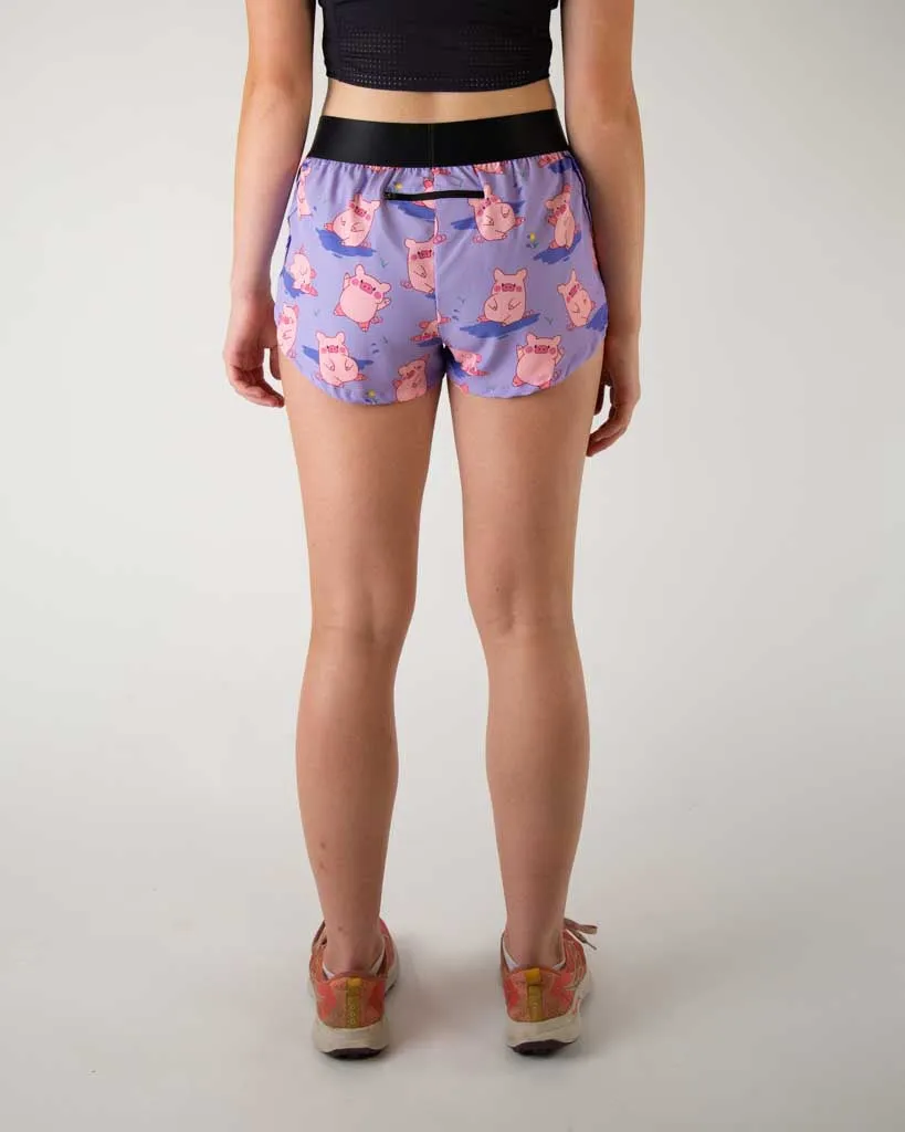 garden work Women's Piggies 1.5" Split Shorts