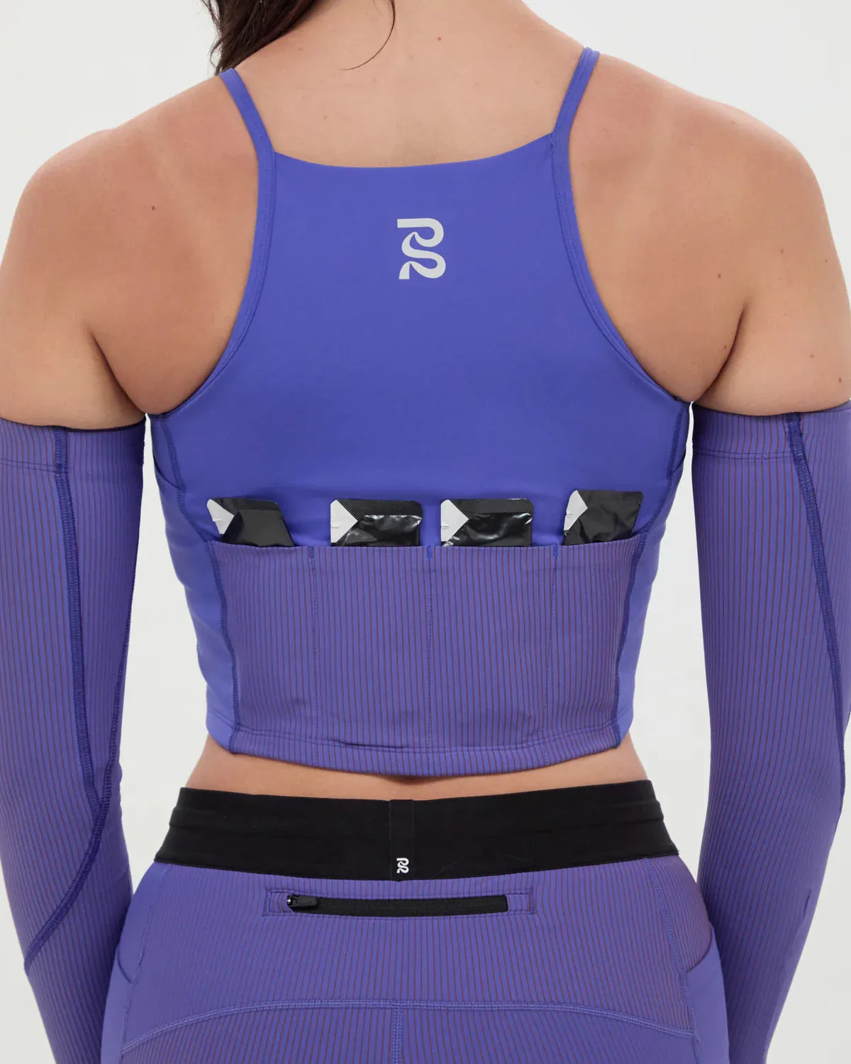 Soft Flexible Women's Stamina 7 Pocket Nova Crop Deep Peri Blue / Rust