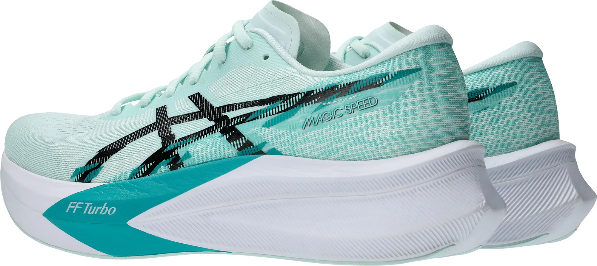 Arched Support System Asics Magic Speed 4 Mens Running Shoes - Green