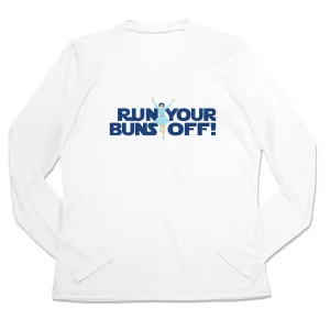 Everyday Fashion Versatile and Stylish Women's Long Sleeve Tech Tee - Run Your Buns Off