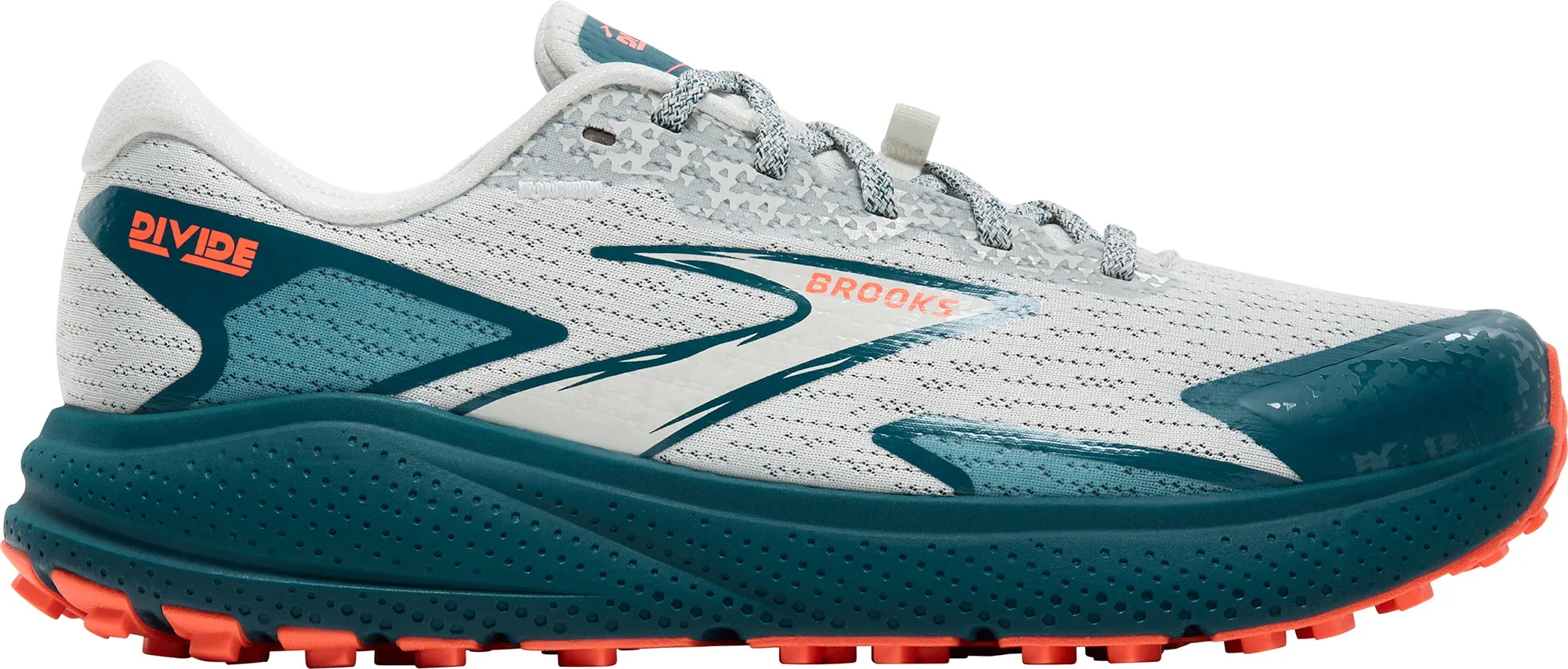 Brooks Divide 5 Womens Trail Running Shoes - Blue Thermobonded Seams fashionable - functional shoes