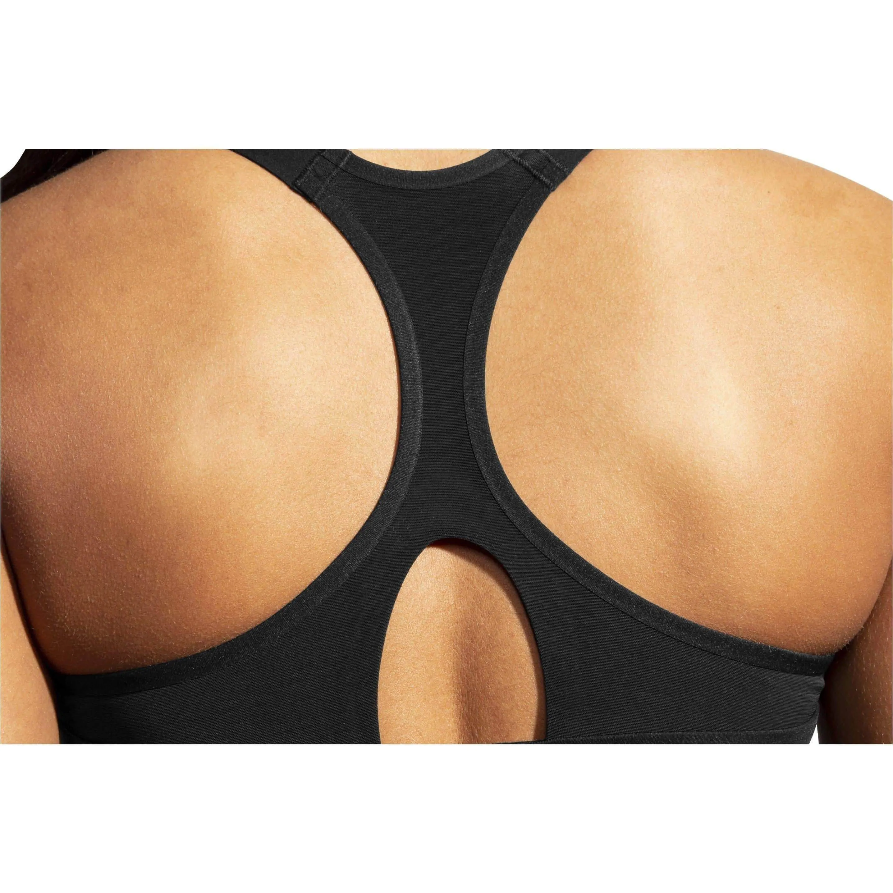 Brooks Dare Racerback Womens Sports Bra - Black Zipped Eco-friendly