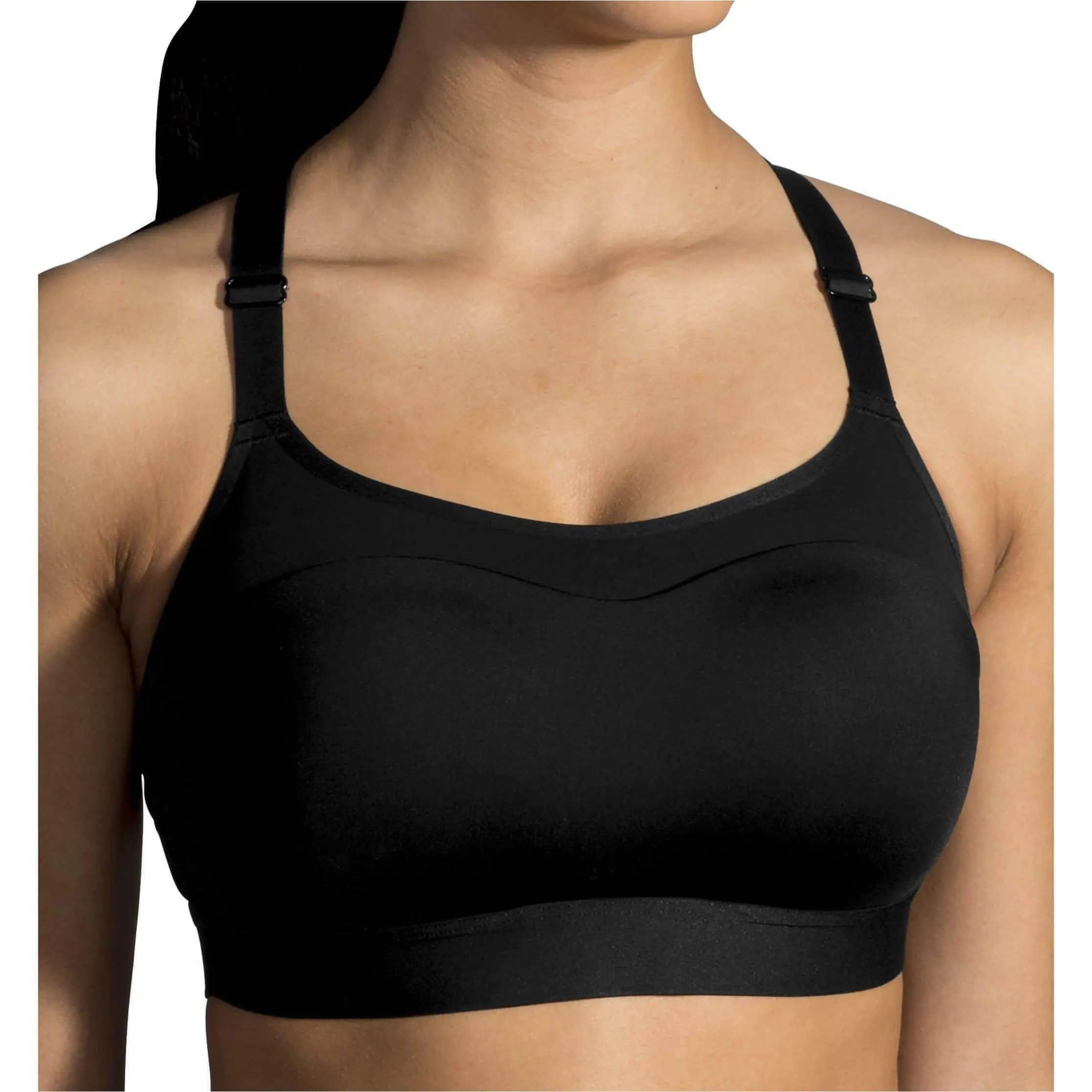 Brooks Dare Racerback Womens Sports Bra - Black Runners of all levels
