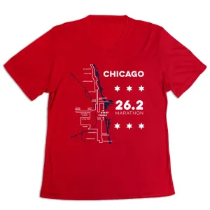 Odor Resistant Treatment Women's Short Sleeve Tech Tee - Chicago Route