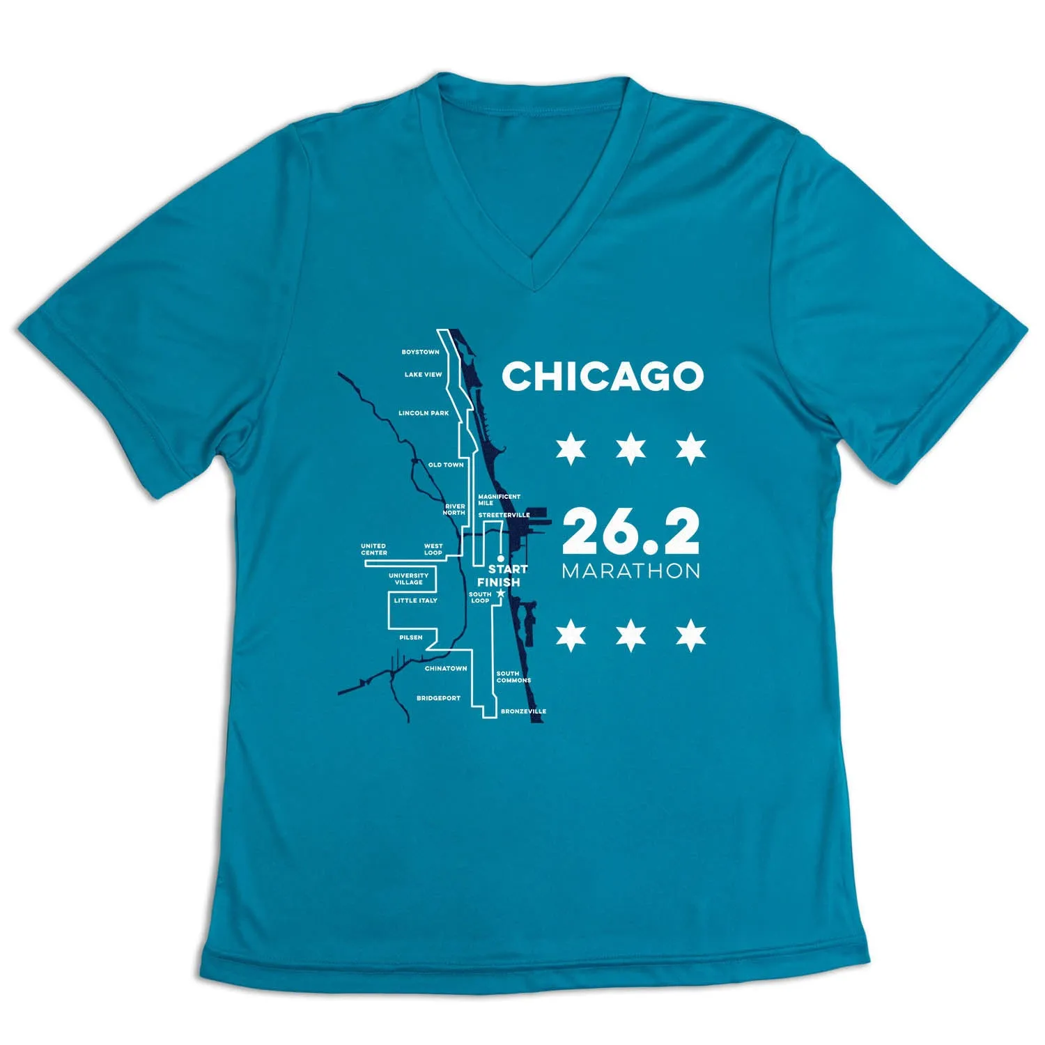 Women's Short Sleeve Tech Tee - Chicago Route Relaxed Look Halloween