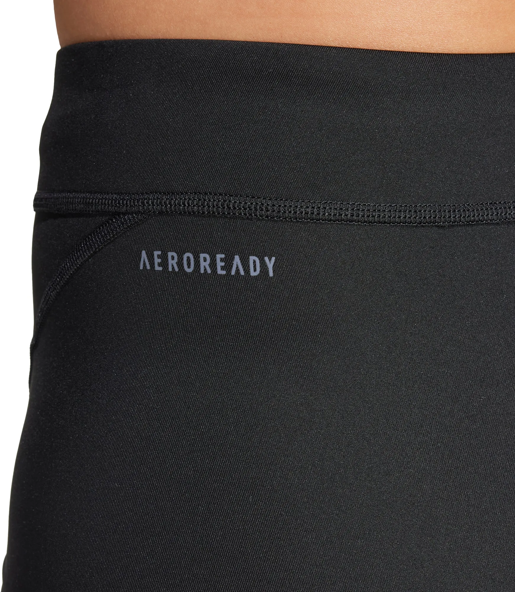 adidas Adizero Essentials Womens Short Running Tights - Black Chill Day