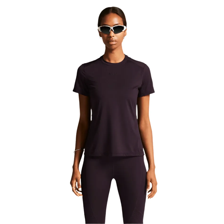 Scoop neck Craft Women's ADV Essence Short Sleeved Tee 2 in Dark Plum SS25