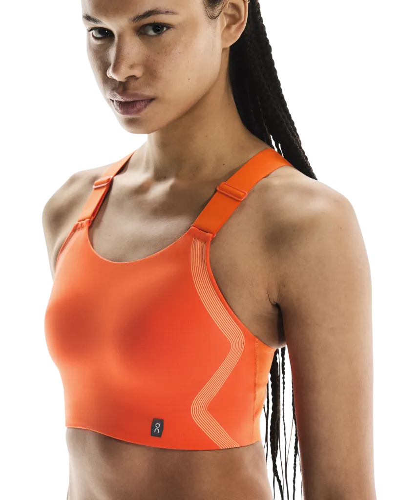 Comfortable seams Spandex sports outfit Women's Performance Flex Bra Flame