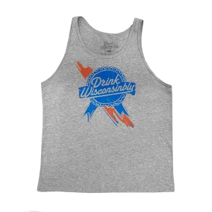 "Retro Ribbon" Tank Top Flatlock stitching