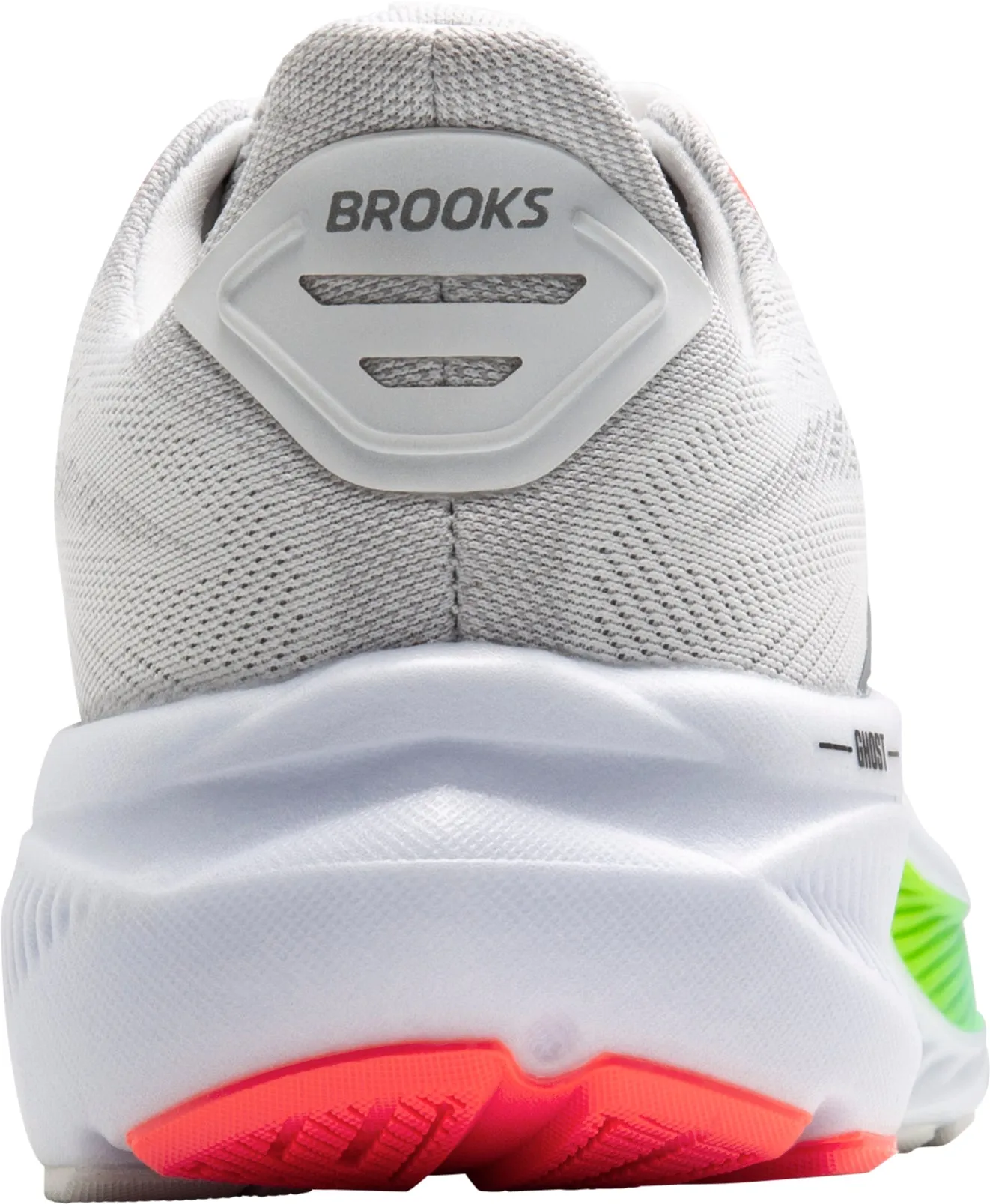 Brooks Ghost 17 Mens Running Shoes - White Short distance speed trail - hiking running shoes