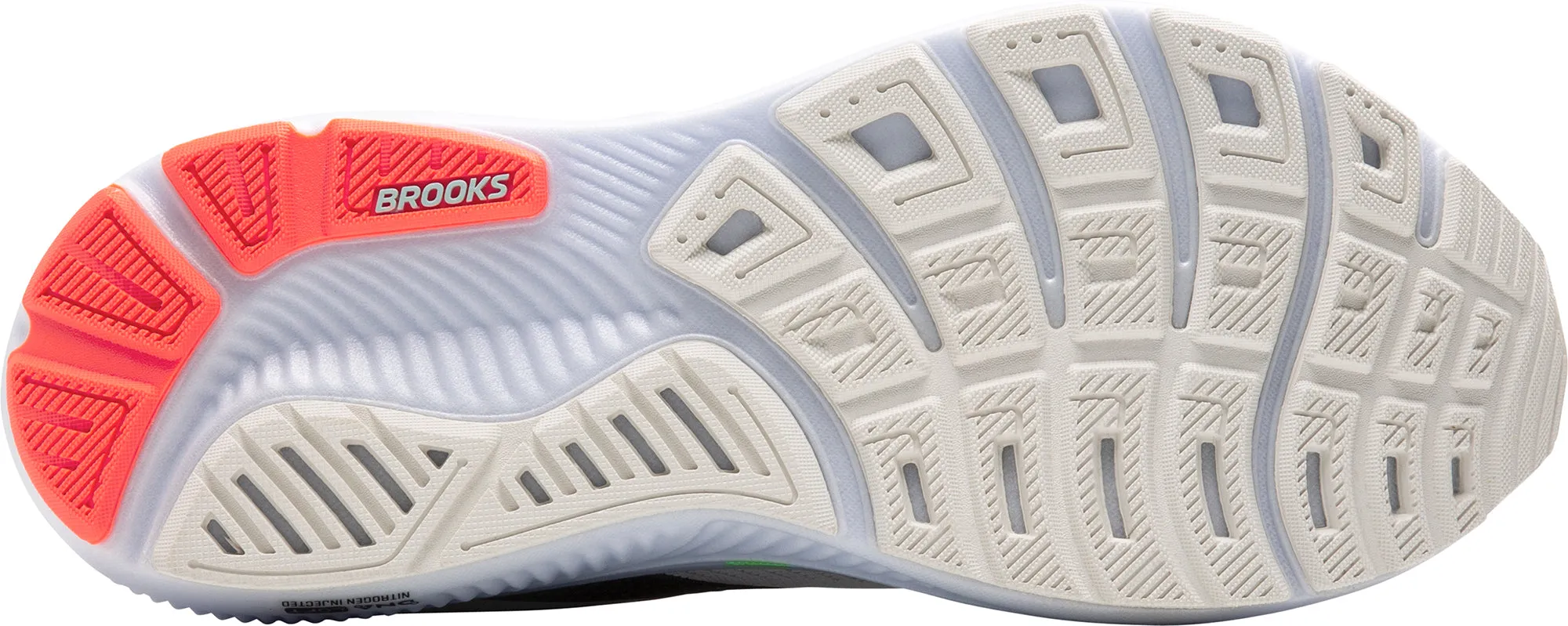 Brooks Ghost 17 Mens Running Shoes - White toe spacer