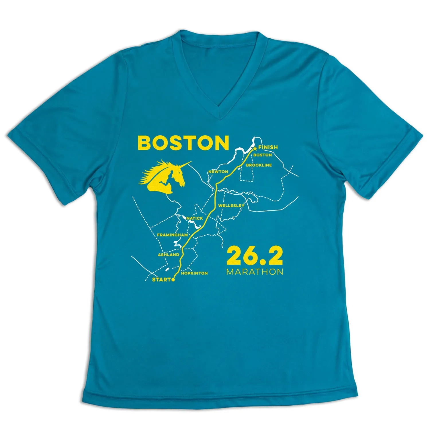Women's Short Sleeve Tech Tee - Boston Route Best Seller