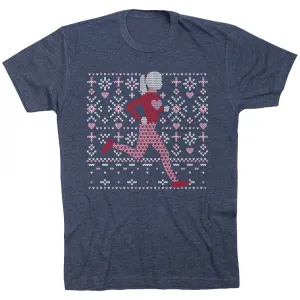 Running Short Sleeve T-Shirt - Heart Sweater Run Sustainable Packaging