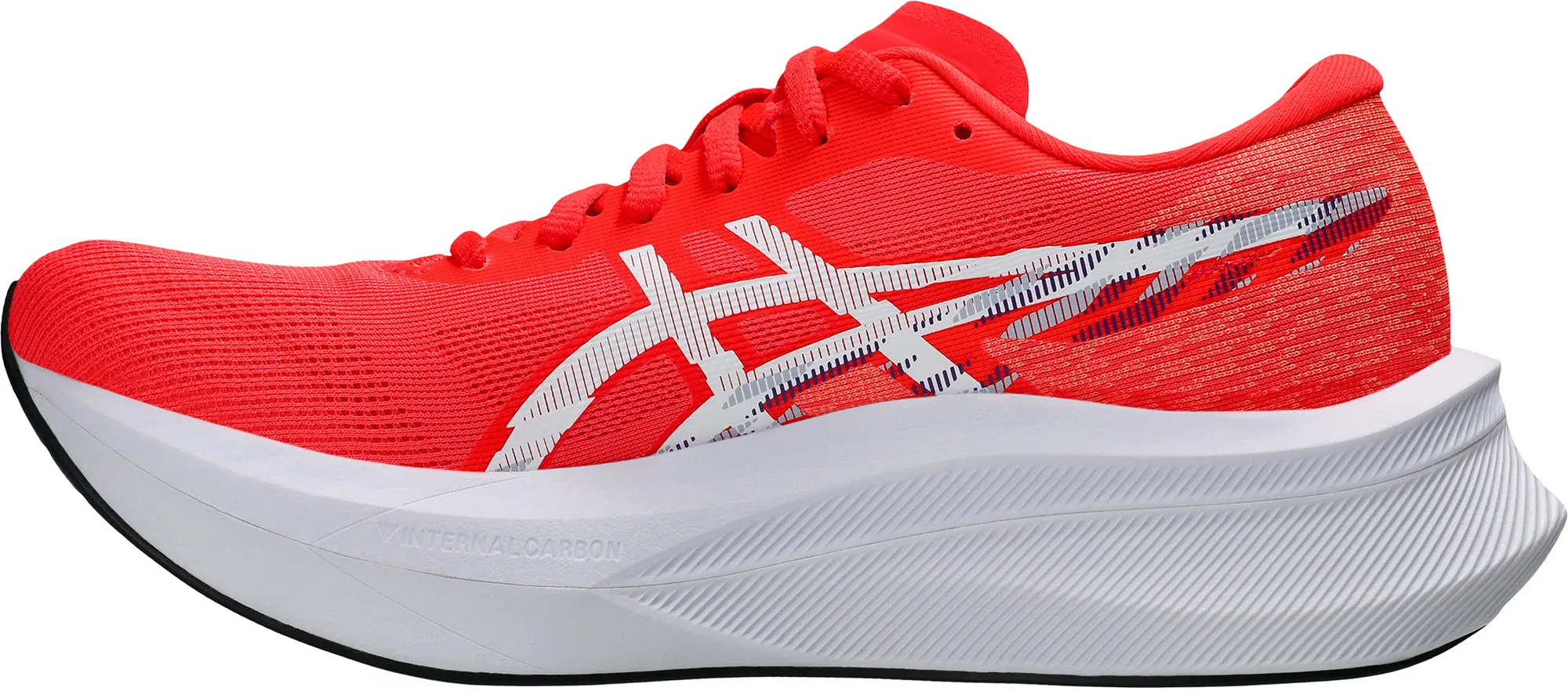 Asics Magic Speed 4 Womens Running Shoes - Red Abrasion Resistant Upper Torsion Stability Bar