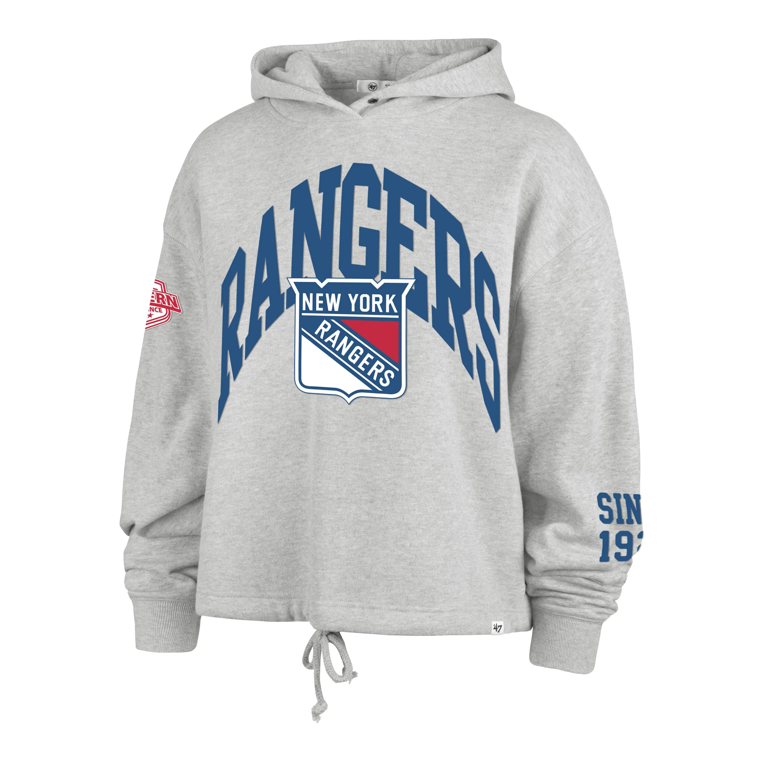 NonIrritating Seams NEW YORK RANGERS HIGH HOPES '47 VENICE HOOD WOMENS