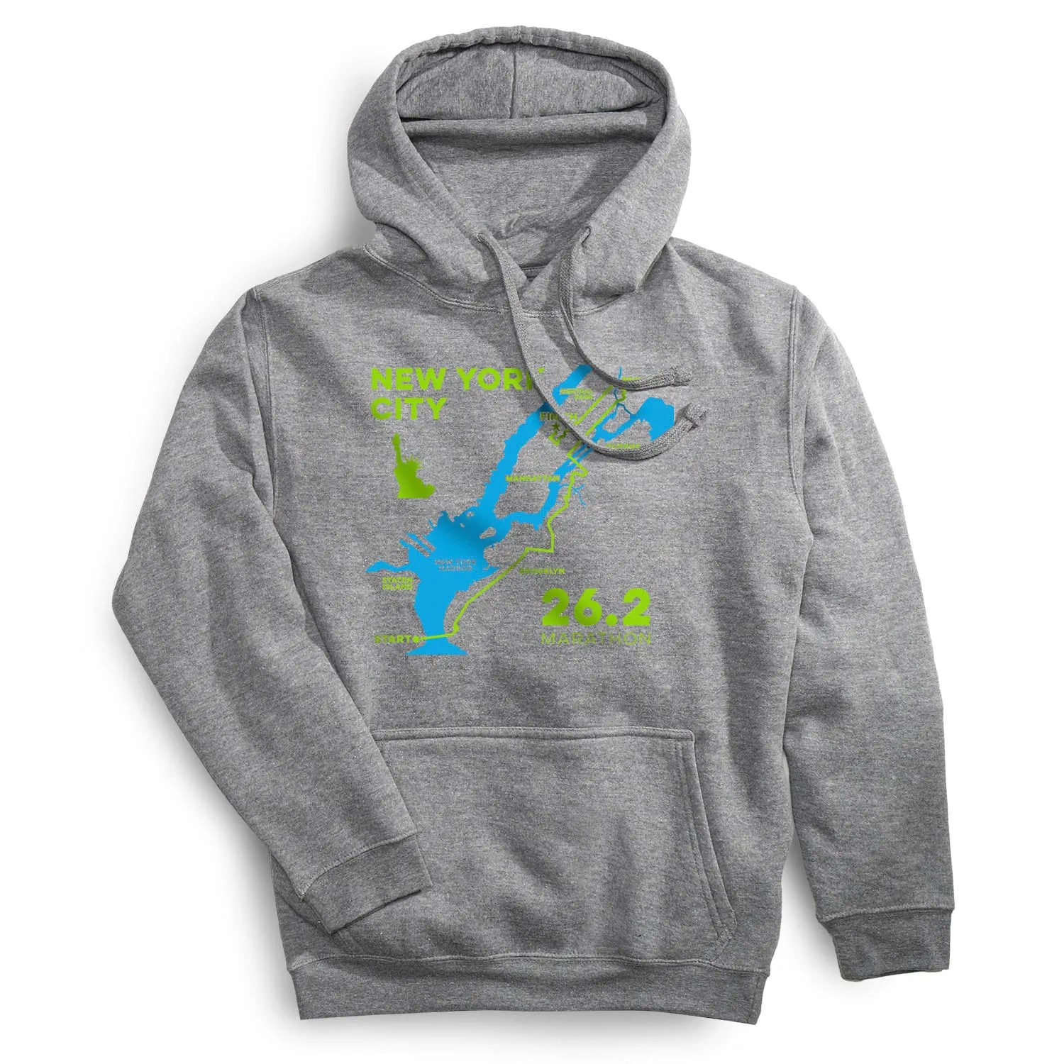 Statement Fleece Hoodie - New York City Route Regular Fit AirflowOptimized