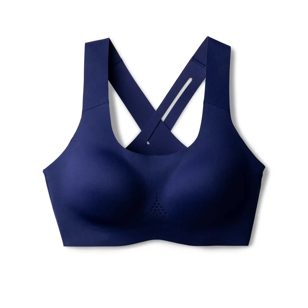 Secure Fabric Lightweight Performance Material Women's Crossback 2.0 Sports Bra - Midnight