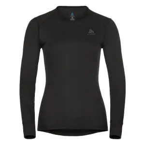 Roomy Fit All-day style Odlo Active Warm Long Sleeve Women's Baselayer - Black