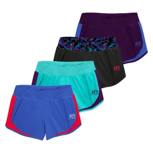 Women's Frank Shorter Sprint 1/2 Split Short 3" Inseam Lightweight Feel tank top Soft Waistband