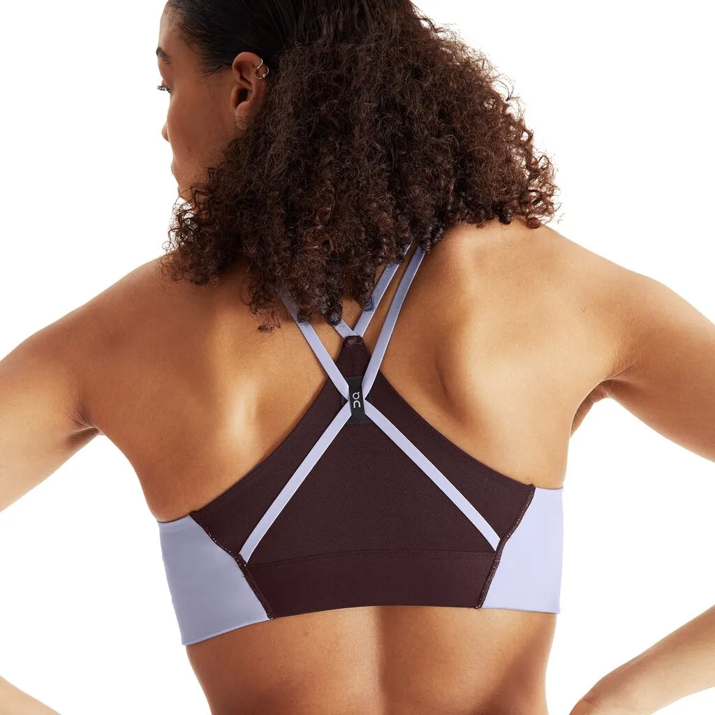 On Women's Active Bra Lavender / Ox Soft Silk Small