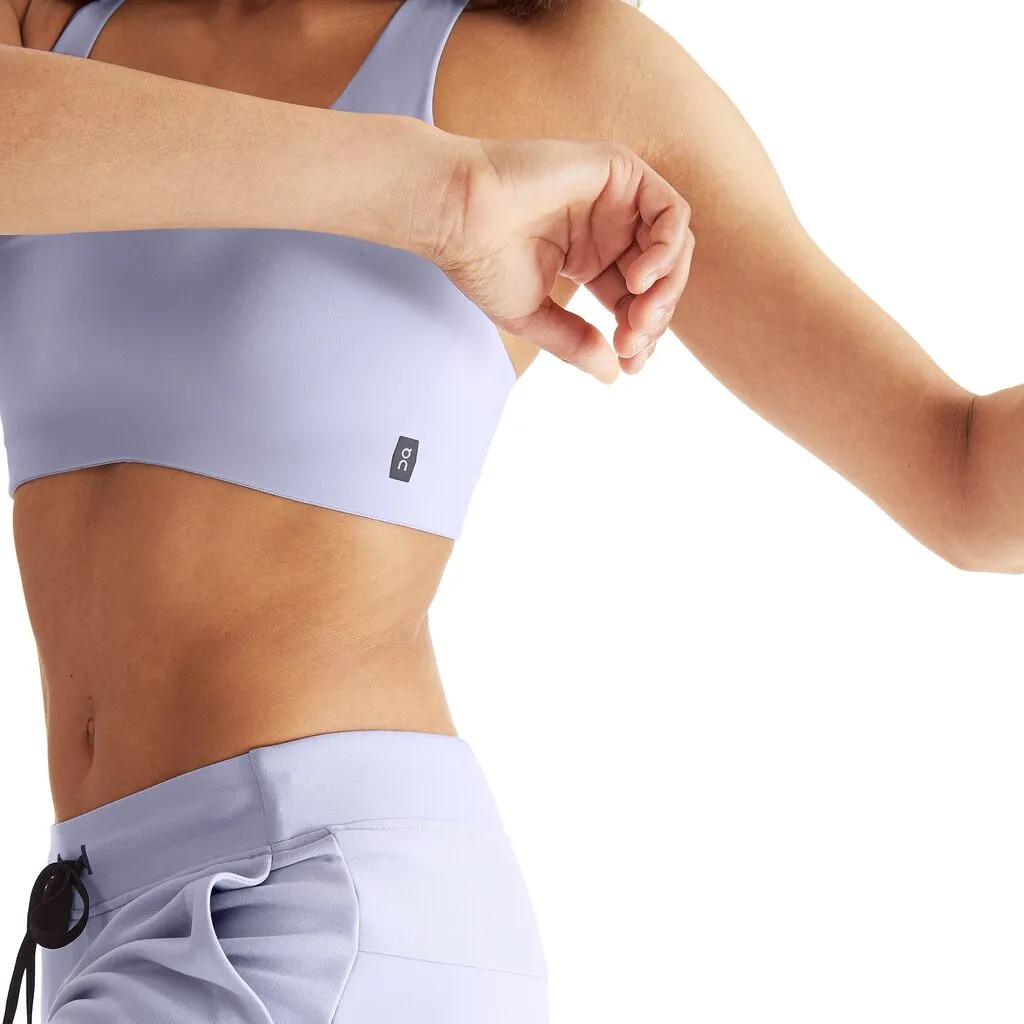 On Women's Active Bra Lavender / Ox Soft Elastic Band