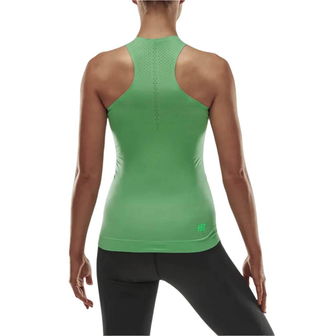 CEP | Run Ultralight Tank Top | Women's | Green Soft touch finish