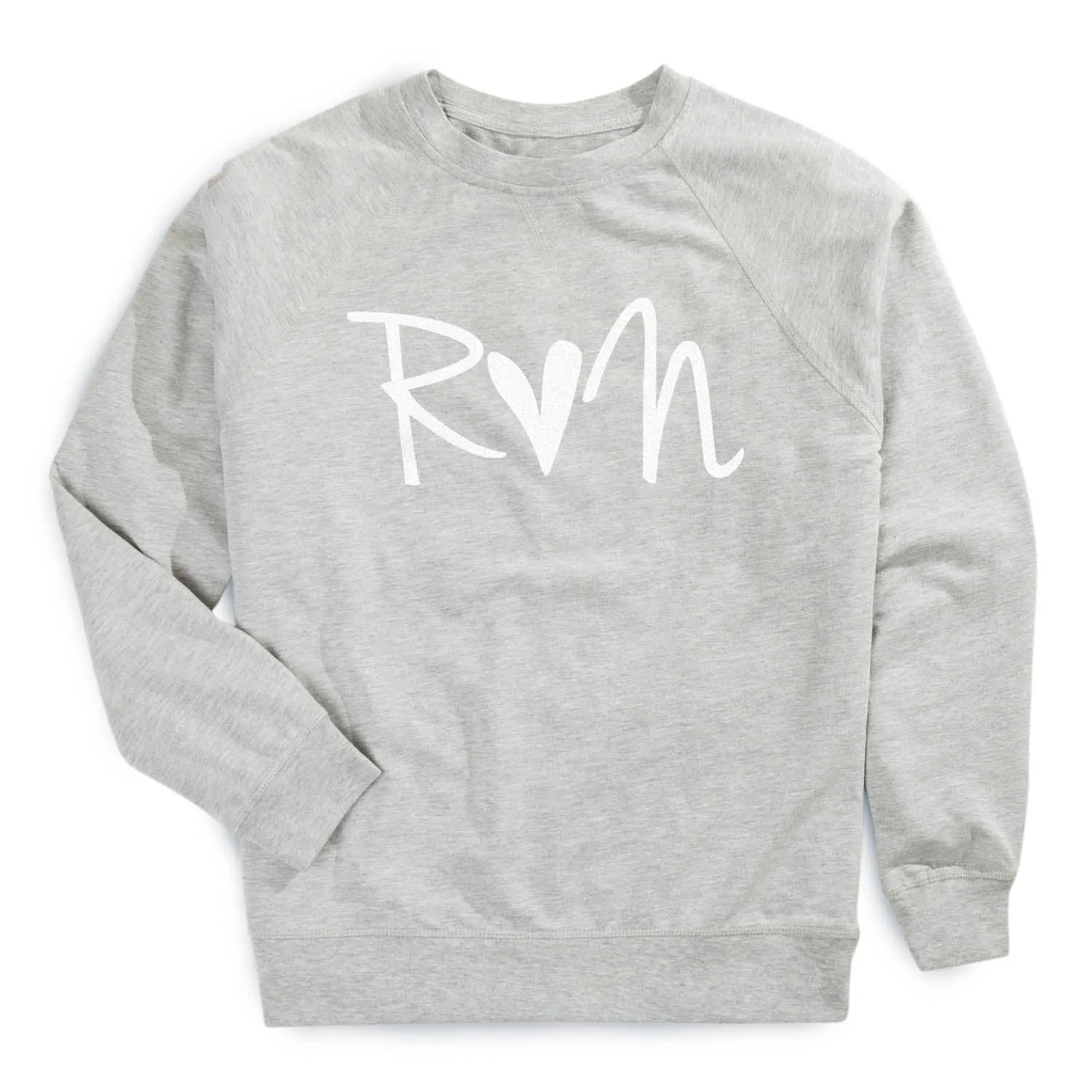 Running Raglan Crew Neck Pullover - Run Heart QuickDrying Material