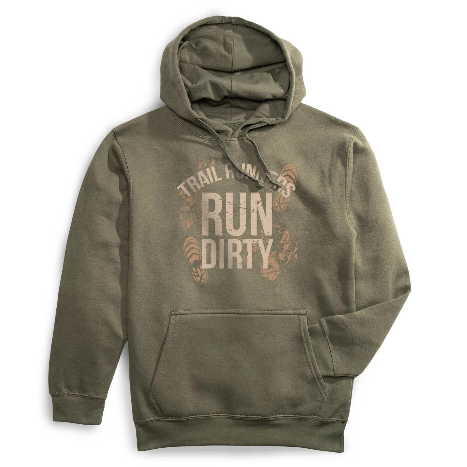 Layer Light Statement Fleece Hoodie - Run Dirty