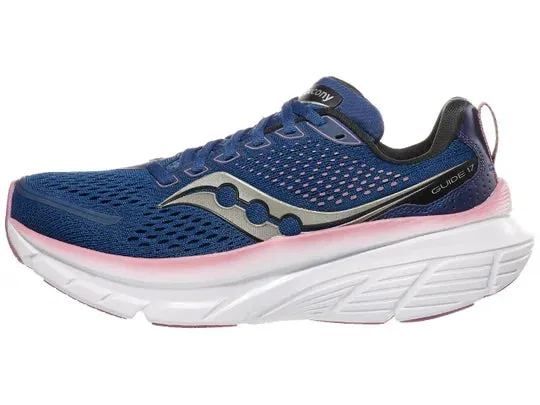 Heat Dissipating Design Ventilated Heel Counter Saucony | Guide 17 | Women's | Navy/Orchid