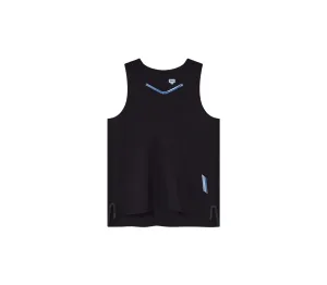 Double Stitched Hems wide - track Women's Advanced Race Vest | Black