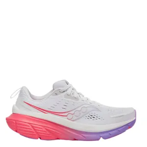 energy - return running option Saucony Women's Guide 18 Running Shoes in White/Crocus - Online Exclusive