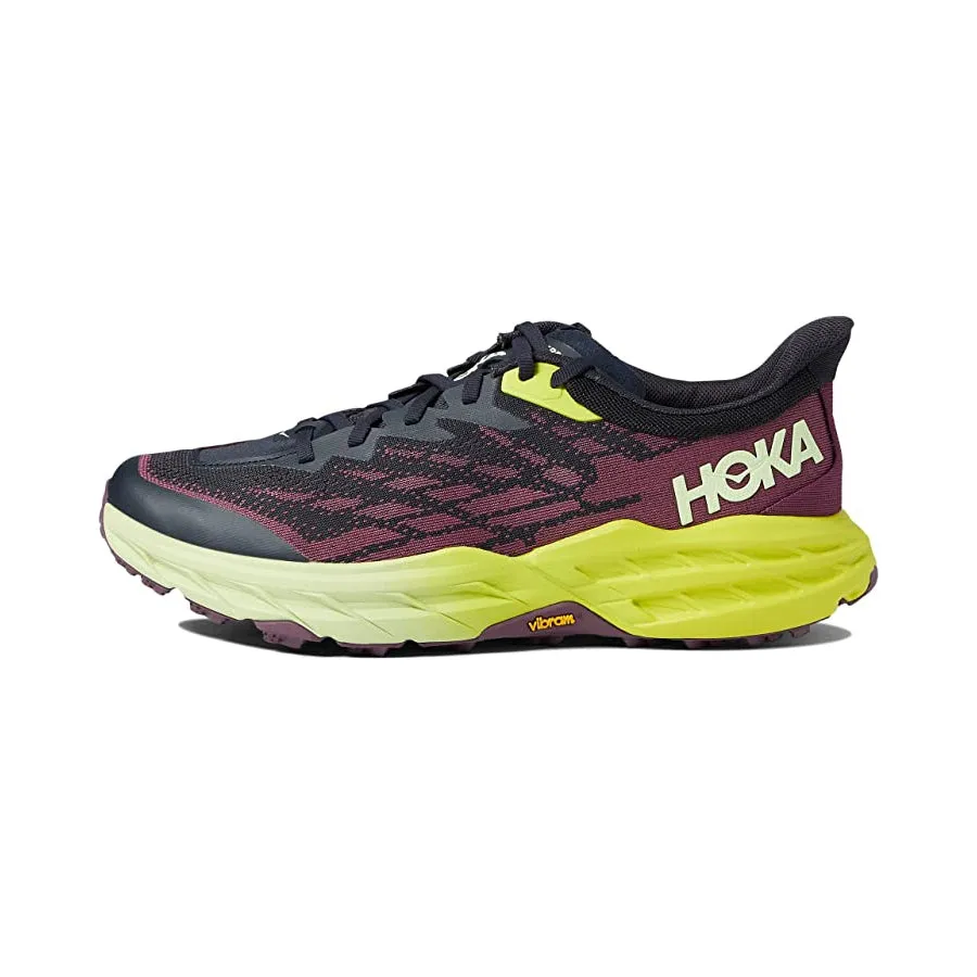 road to trail shoes Hoka Women's Speedgoat 5 (Blue Graphite/Evening Primrose)