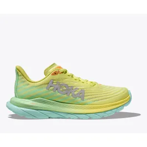 Hoka Women's Mach 5 (Citrus/Lime Grow) Soft Touch Slip Resistant Tread Pattern