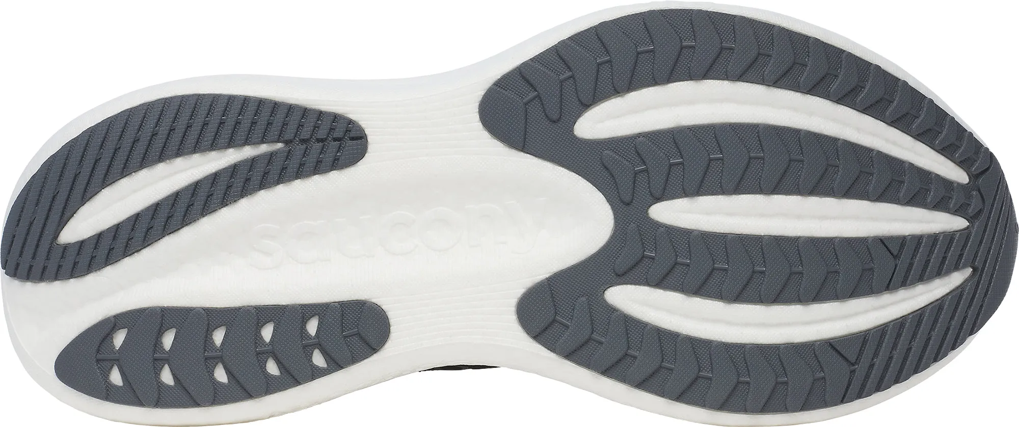 Ankle Collar Padding Contoured Ankle Collar Saucony Triumph 23 WIDE FIT Mens Running Shoes - Black