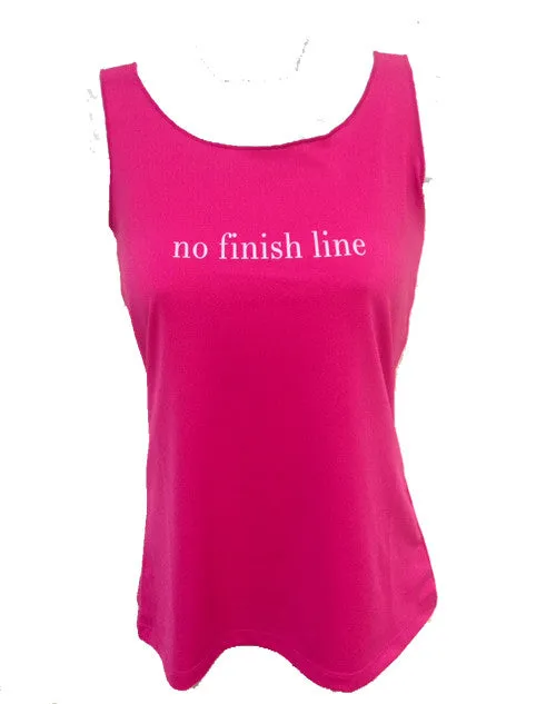 Interchangeable Anti Static Material No Finish Line Performance Racerback Sport Tank