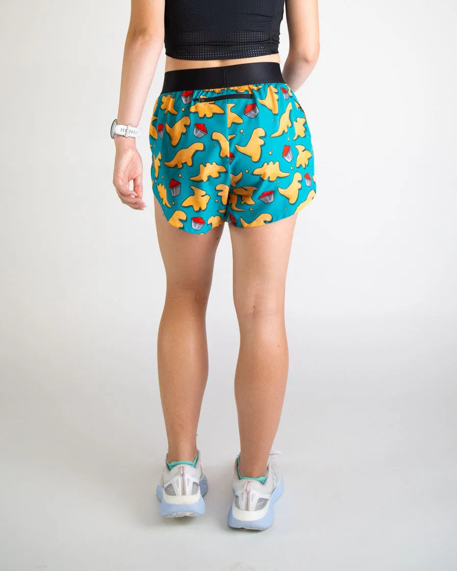 Easy Layering Women's Nuggets 4" Split Shorts