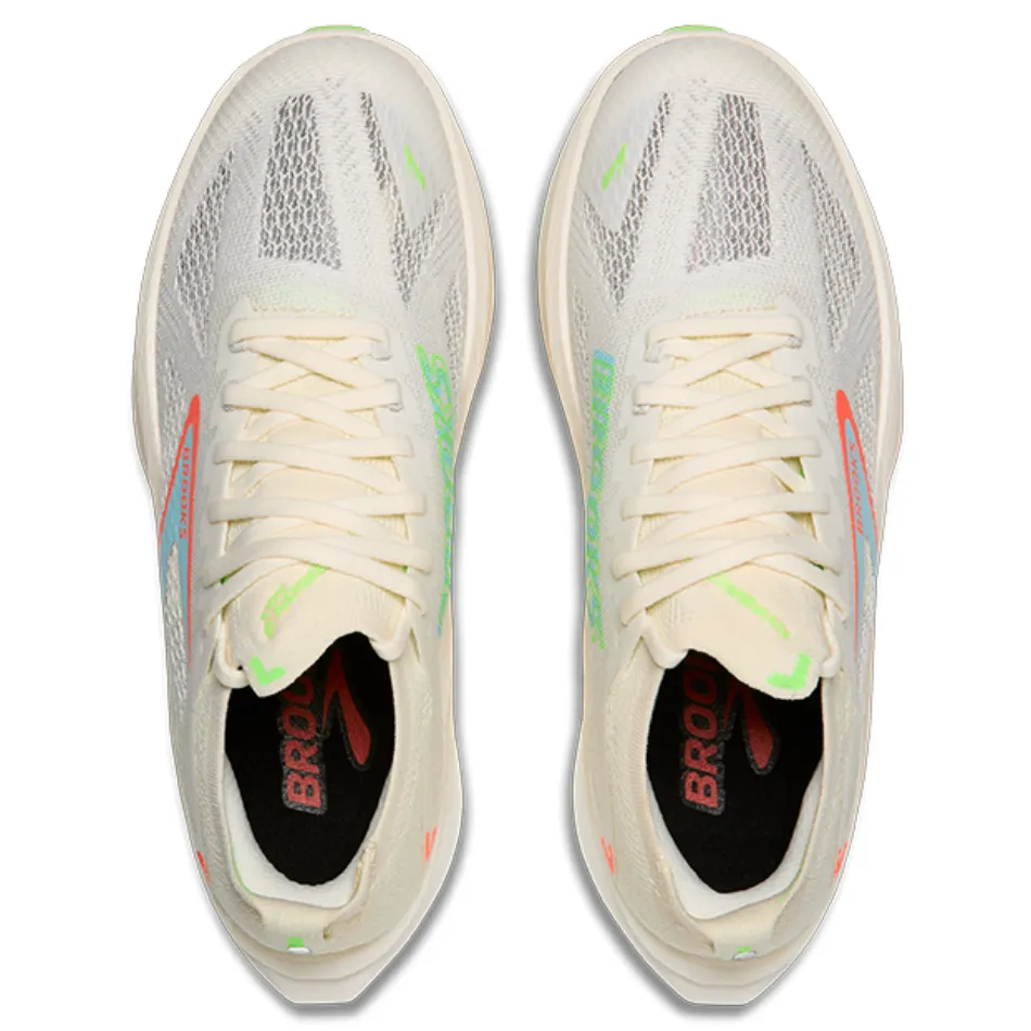 Brooks Women's Hyperion Max 3 Running Shoes in Coconut/Green Gecko/Pink Clay AW25 pilates running shoes