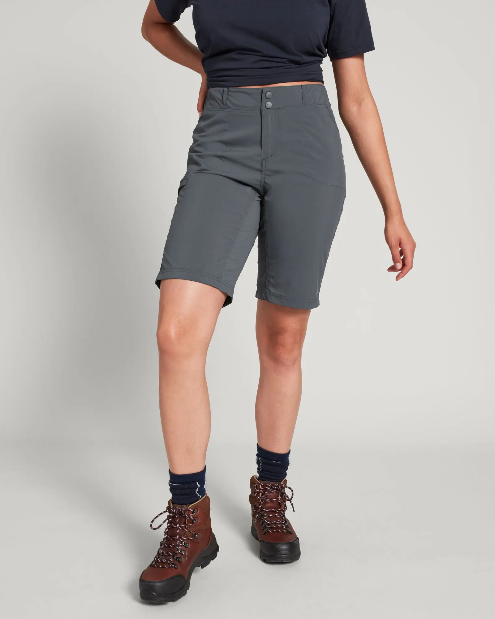 Praca Women's Hiking Shorts - Granite Chic Design Hero Fit