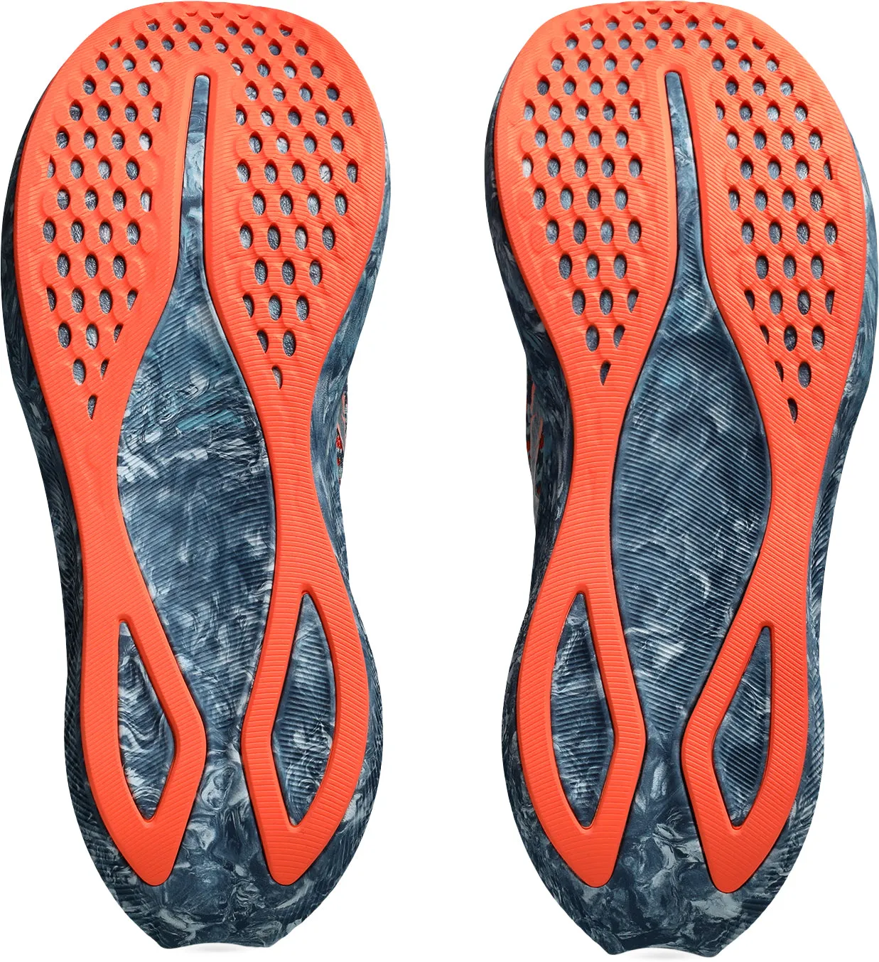 Asics Gel Noosa Tri 16 Mens Running Shoes - Blue Asymmetric Lace Design