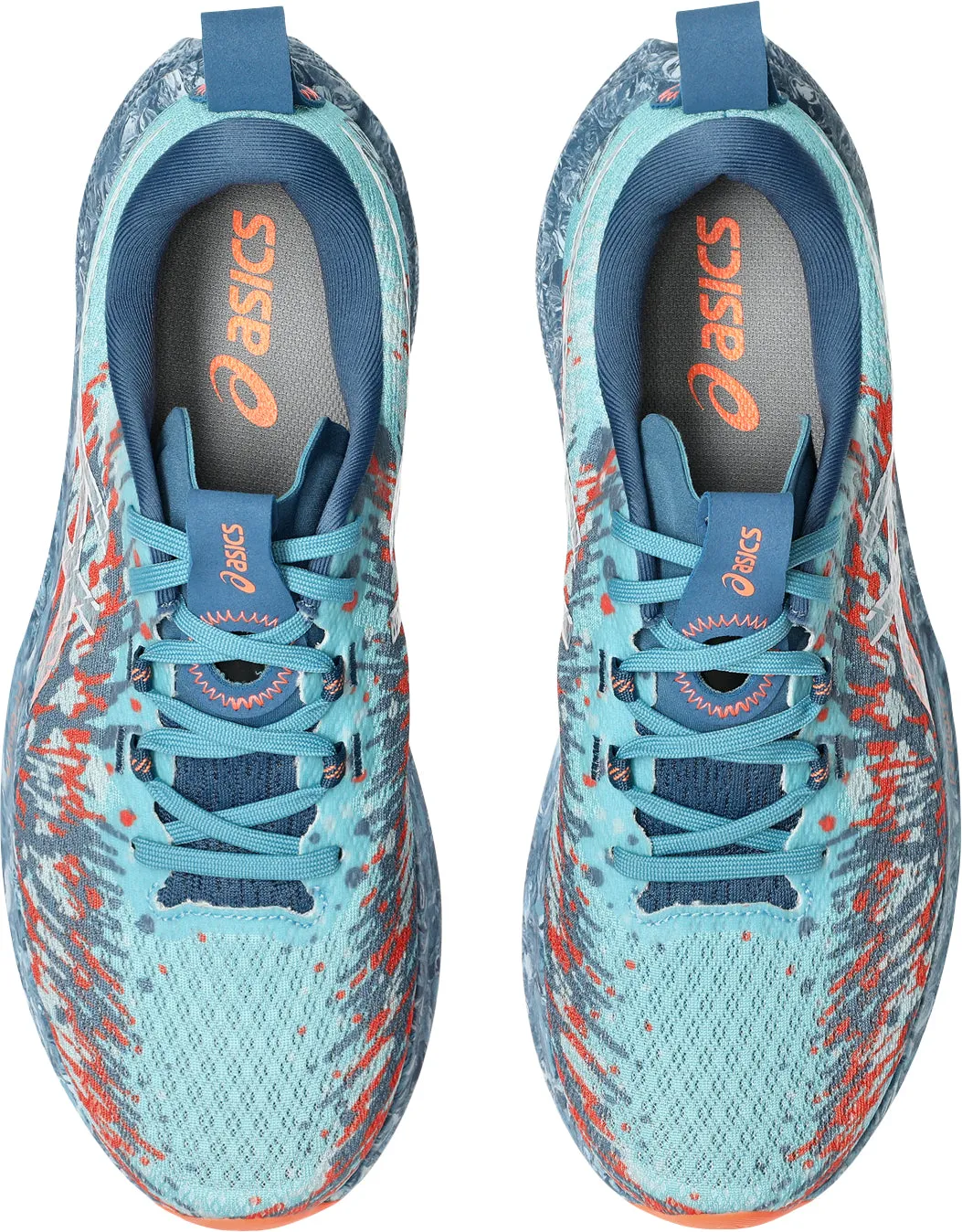 Asics Gel Noosa Tri 16 Mens Running Shoes - Blue Flexible Outsole Pattern Flexible Outsole Design