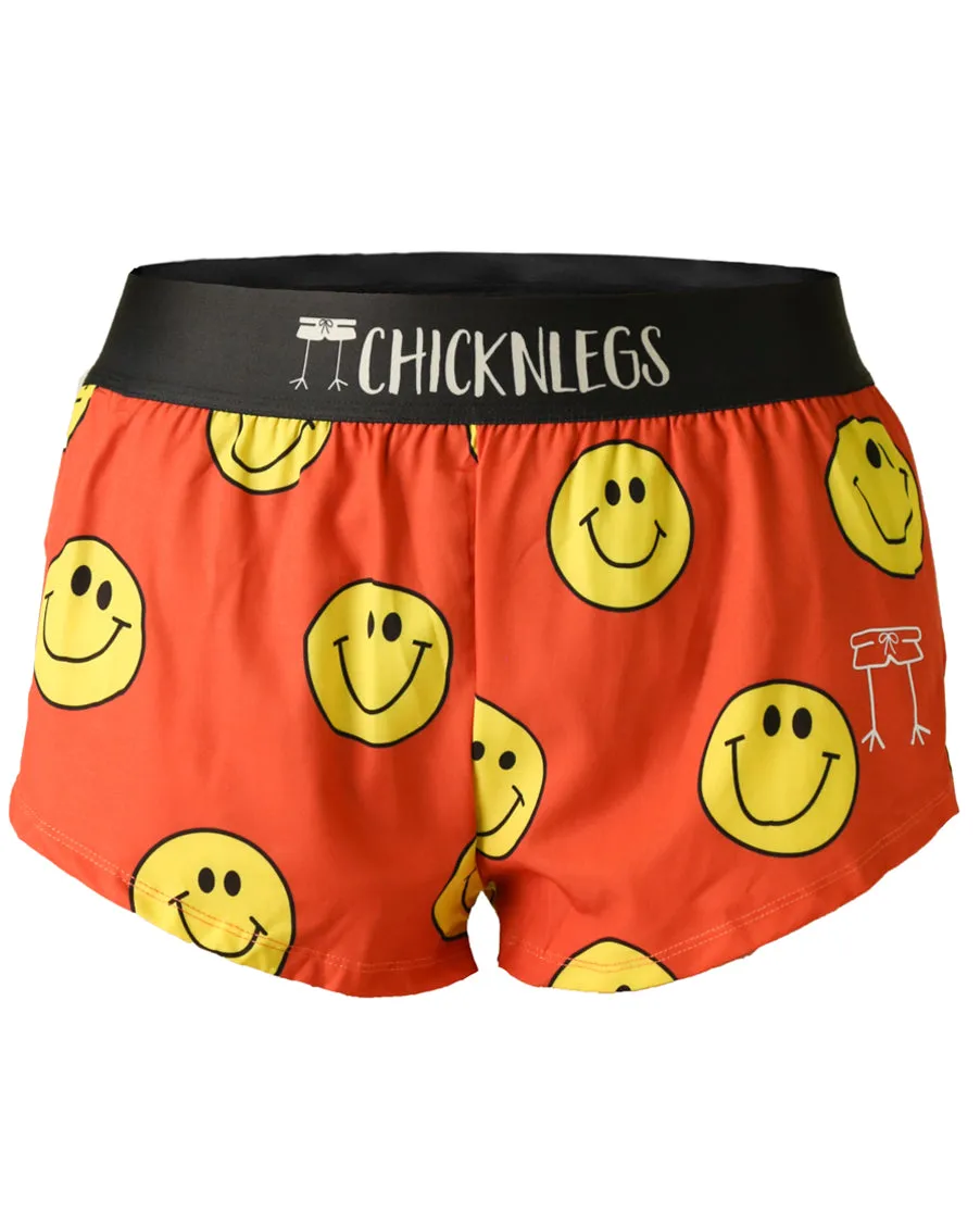 Cool Look Women's Smiley 1.5" Split Shorts
