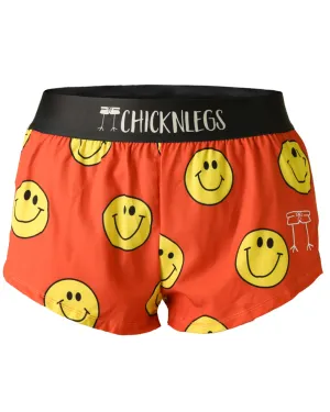 Cool Look Women's Smiley 1.5" Split Shorts