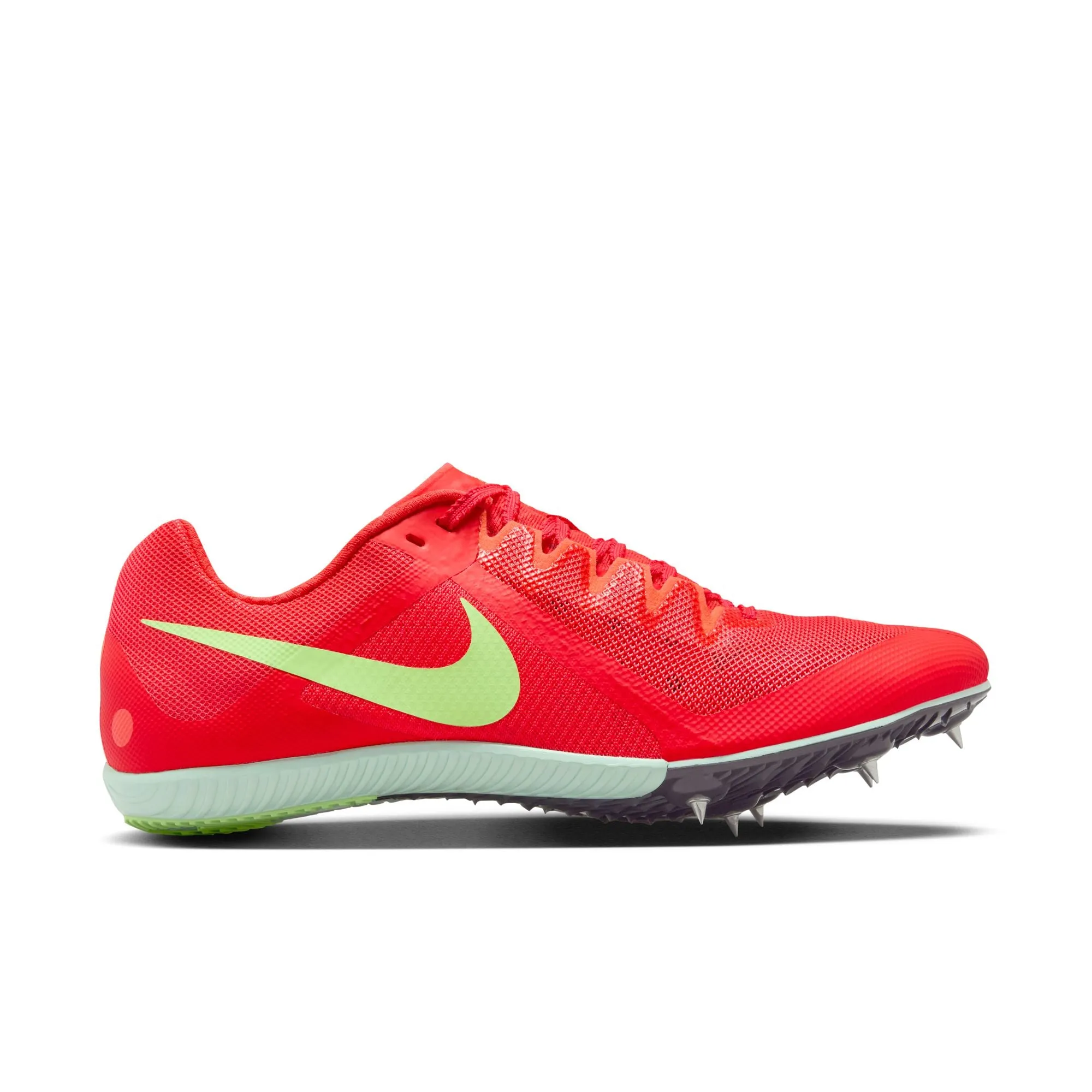 leather - strap shoes Unisex Zoom Rival Multi-Event (600 - Bright Crimson/Washed Coral-Lime Blast)