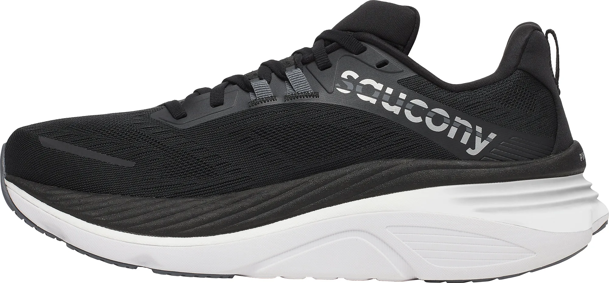 high-top shoes Saucony Hurricane 24 Mens Running Shoes - Black