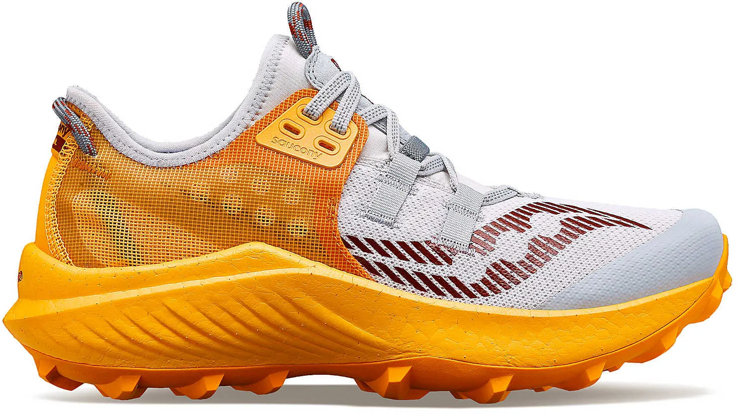 Saucony Endorphin Rift Womens Trail Running Shoes - Grey increased endurance Foot Hugging Fit