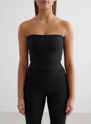 Black Sense Tube Bralette Cross Back