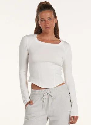 Essential Cropped Long Sleeve - FINAL SALE suitable for firefighters Noise - reducing