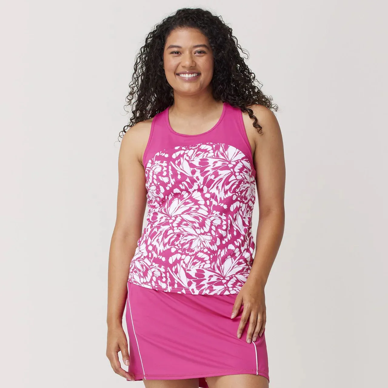 Krimson Klover | Nina Racerback Tank | Women's Yoga Friendly Back Design Stretch Fit